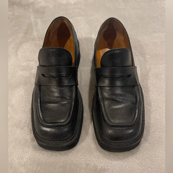 Marni Black Leather Loafers - Picture 7 of 8